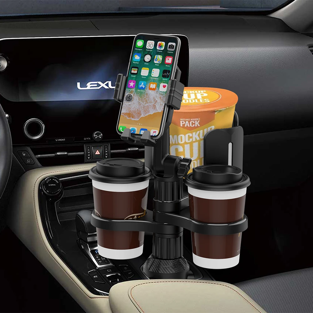 Vehicle Cup Cell Phone Holder Drinks  Phone Stand Cup Holder Car - Car Cup  Holder - Aliexpress