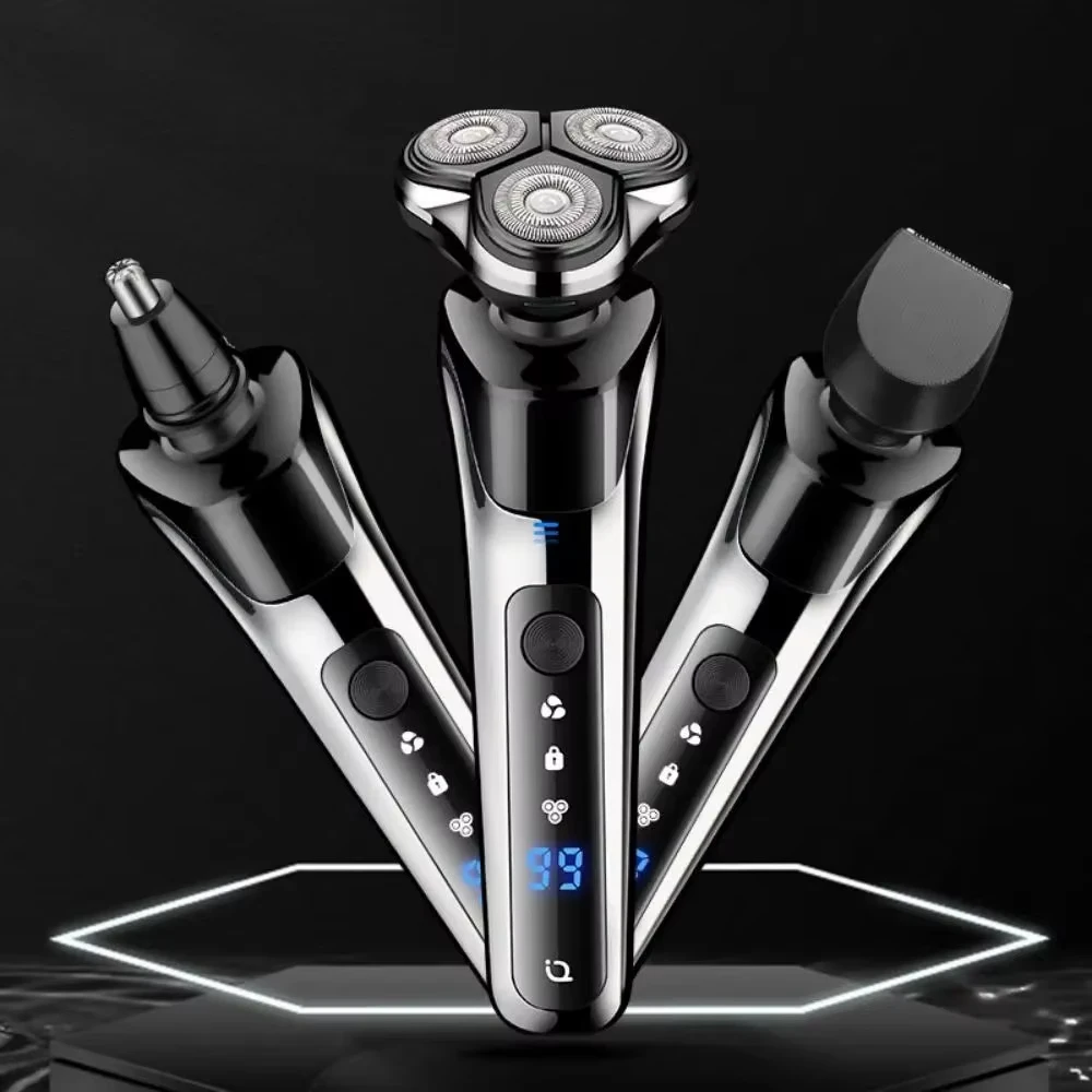 Xiaomi 3-in-1 Electric Shaver Double Head 5000 Digital Display Head Washable Rechargeable Brushless Men's Fast Charge Razor New 2