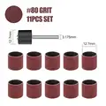 11pcs 80 Grit 1l2