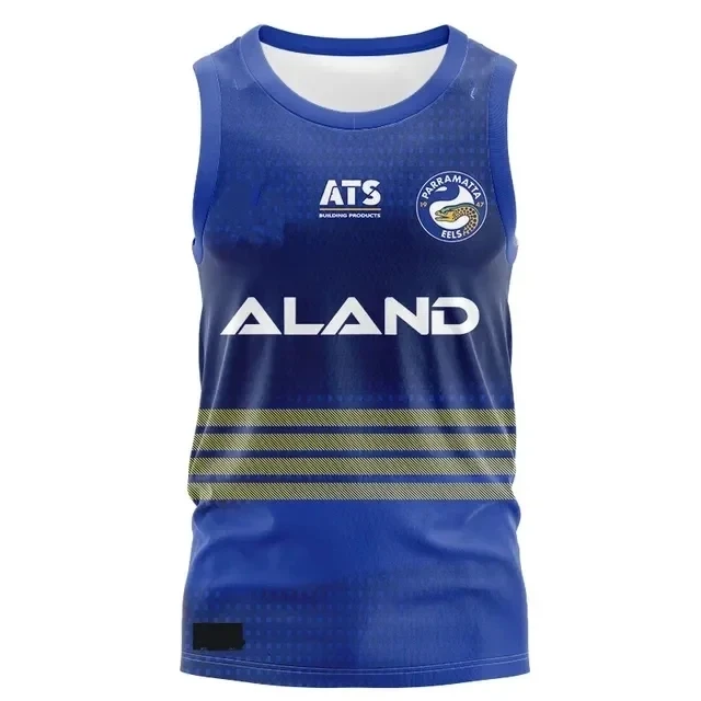 

2024 Parramatta Eels Home / Away Singlet Rugby Jersey - Mens Size: S-XXXL（Print Custom Name Number）