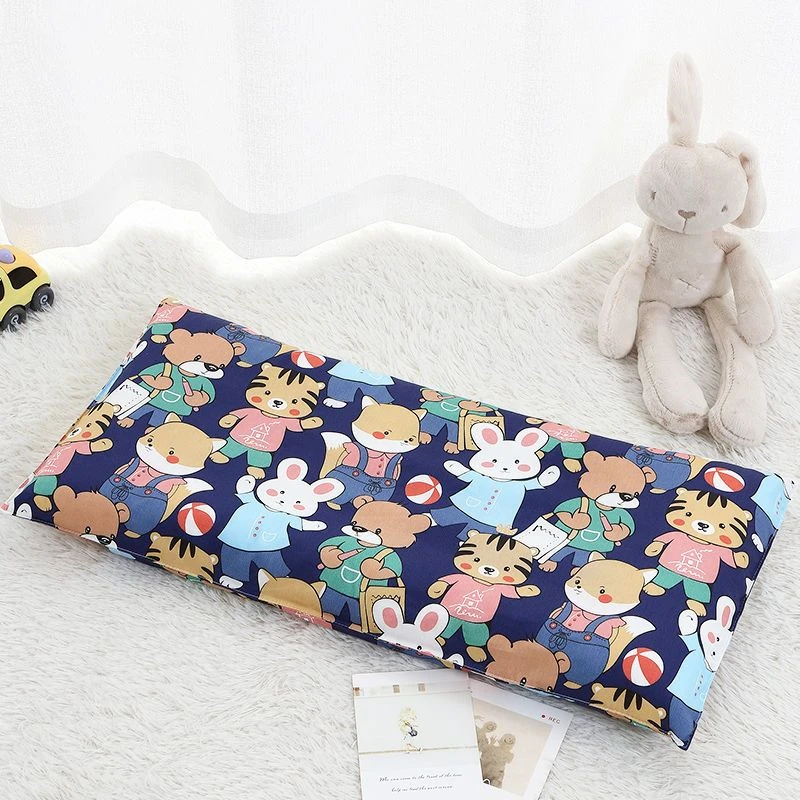 30x50cm Length Children Pillow Crib Bedding Baby Pillow Pure Cotton Kids Head Cushion For 0-3 Years Old Baby Cartoon Pillow 2