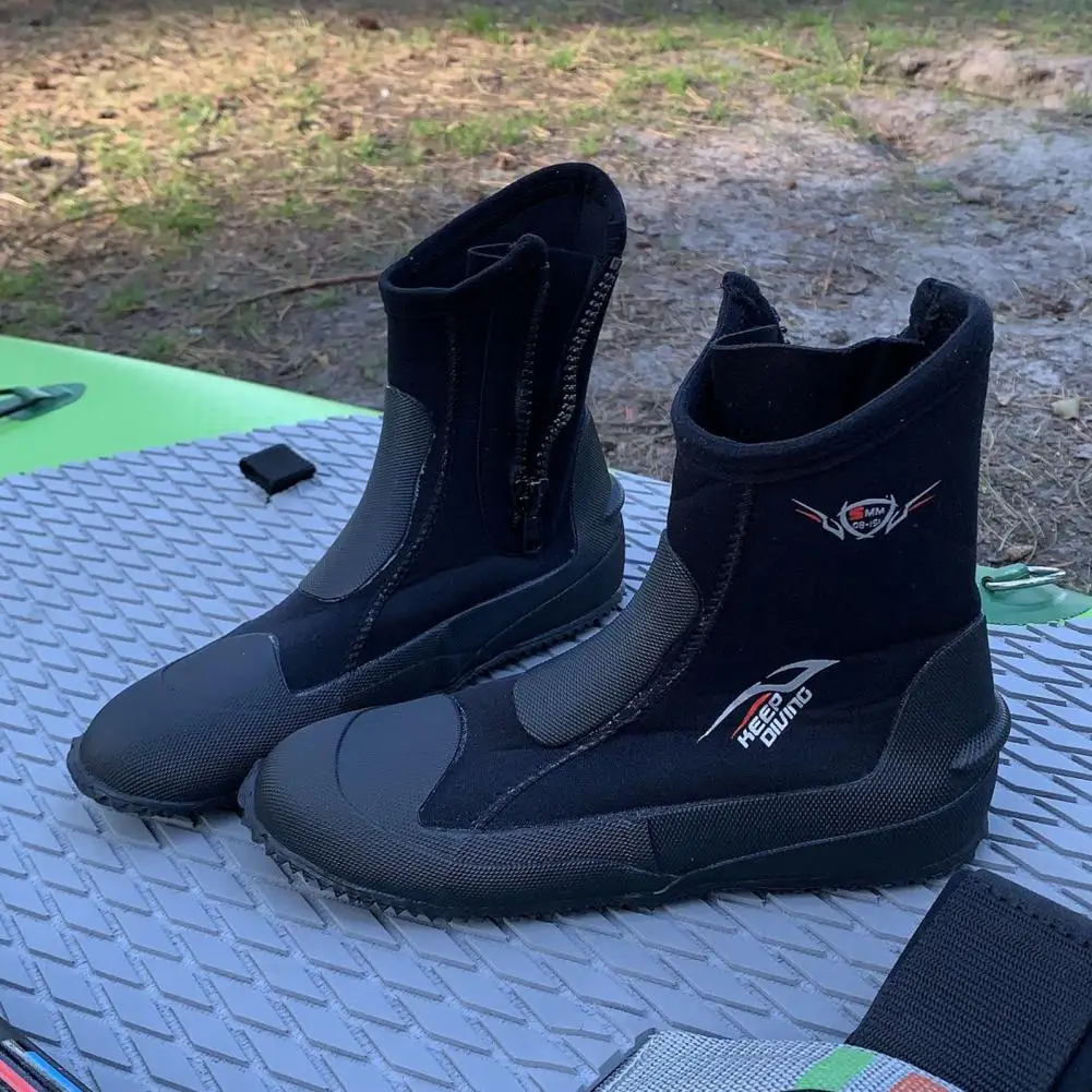 1 Pair Practical Chloroprene Rubber Spearfishing Boots Not Easy to Fall Off Wear-resistant Reliable Useful Diving Boots