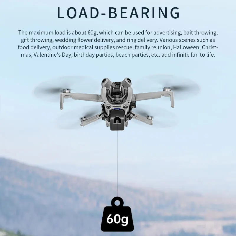 รูปสินค้า AirDrop สำหรับ DJI Mini 4 Pro/AIR 3 โดรน คุณภาพสูง