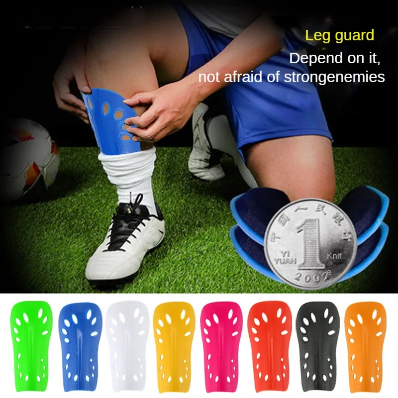 

1 Pair Football Shin Pads Plastic Soccer Guards Leg Protector For Kids Adult Protective Gear Breathable Shin Guard 5 Colors