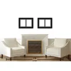 Modern Double Magazine Frame 8.25x11-inch Wall Mount Glass Black/White Mat Satisfaction Guaranteed 6