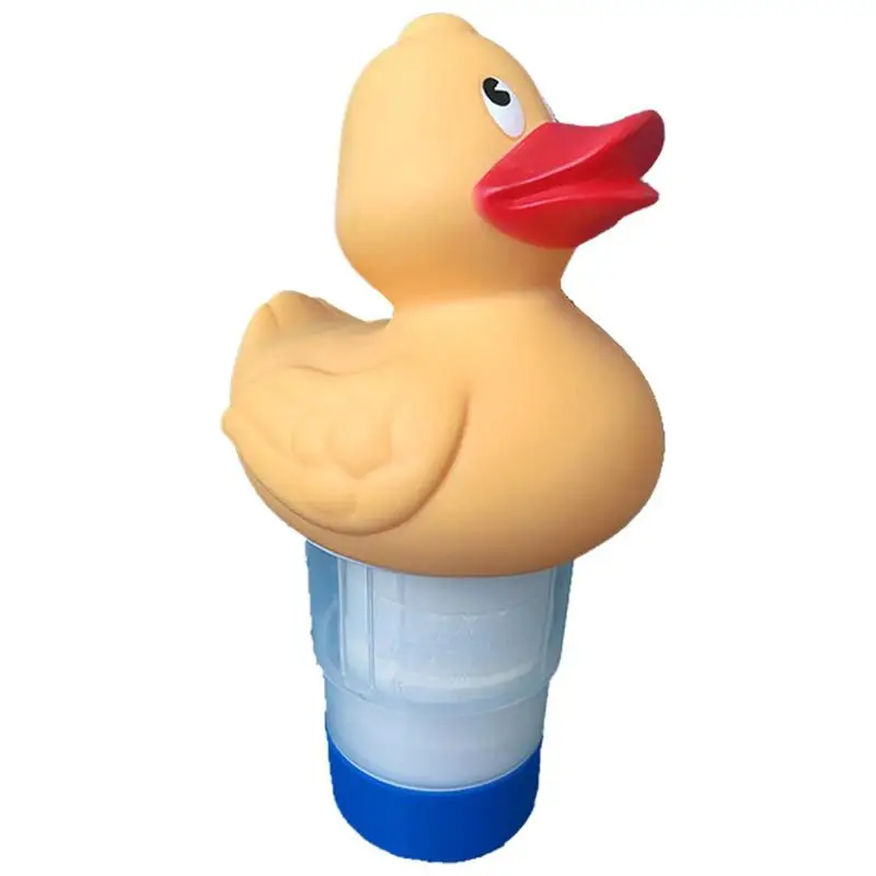 

Duck Chlorinator Large Capacity Floating Chlorine Dispenser Duck Chlorinator With Adjustable Flow Rate For Swimming Pools Deep