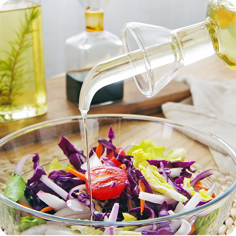 Premium High Borosilicate Glass Leak-Proof Oil & Vinegar Dispenser Bottle
