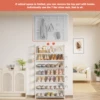 Shoe Rack 7Tier for Closet Entrance Shoe Shelf with Hooks Side Pocket Space Saving 4