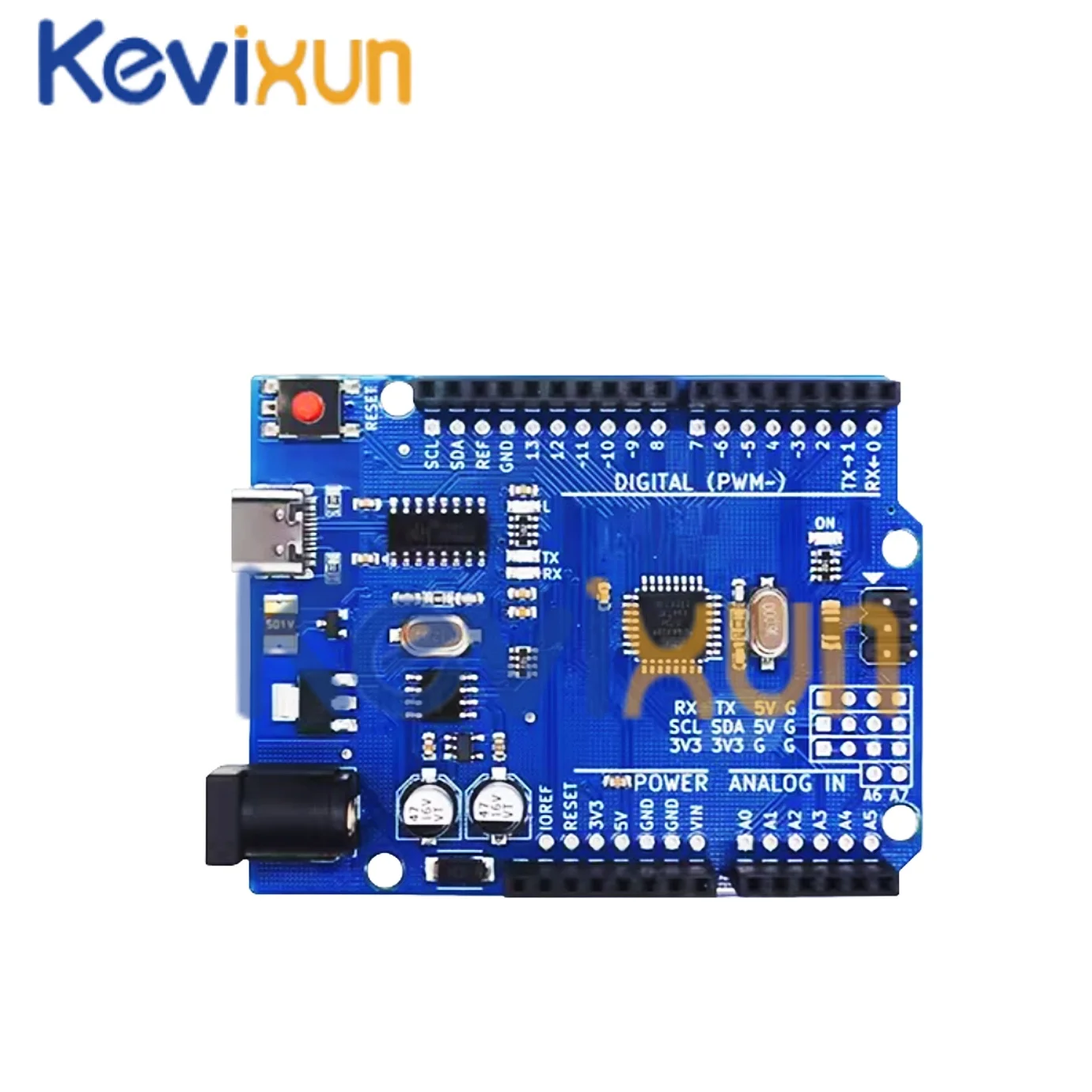 1-10 יחידות UNO R3 CH340G MEGA328P צ'יפ עבור Arduino UNO R3 + כבל USB/TYPE-C ATMEGA328P-AU לוח פיתוח 16Mhz