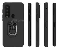 For CAT S75 Back Case Finger Ring Soft TPU Silicone Case For Motorola Defy 2 6.58 inches Bracket Phone Cover 1