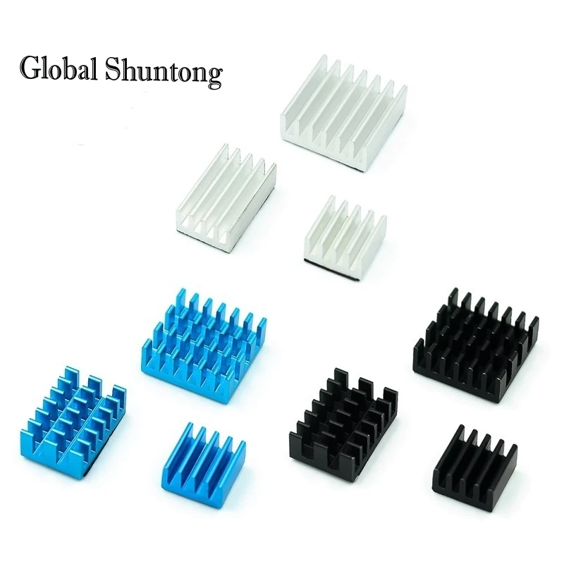 Per Dissipatore Di Calore Raspberry Pi 4 3 Pezzi Raspberry Pi 4B Kit Di Raffreddamento Radiatore Dissipatore Di Calore In Alluminio Per Raspberry Pi 4