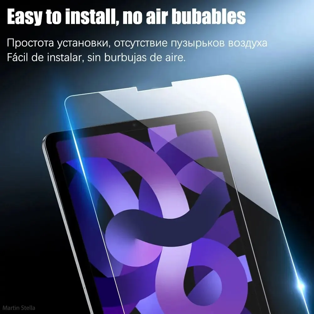 2Pcs Tempered Glass Screen Protector Cover For iPad Air 5 4 Pro 11 12.9 Ipad 9th 10th 8th 7th 6th 5th Gen Mini 6 5 4 9.7 Film 2