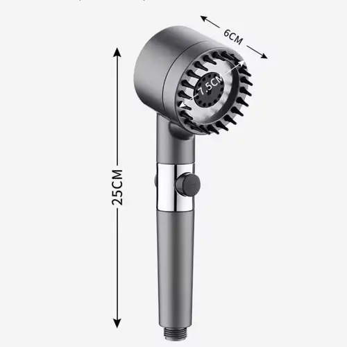 Shower for Bathroom Accessories Three Level Adjustment Showerhead Pressurization Head Massage Knobs Filter Set Showers Parts - Image 6
