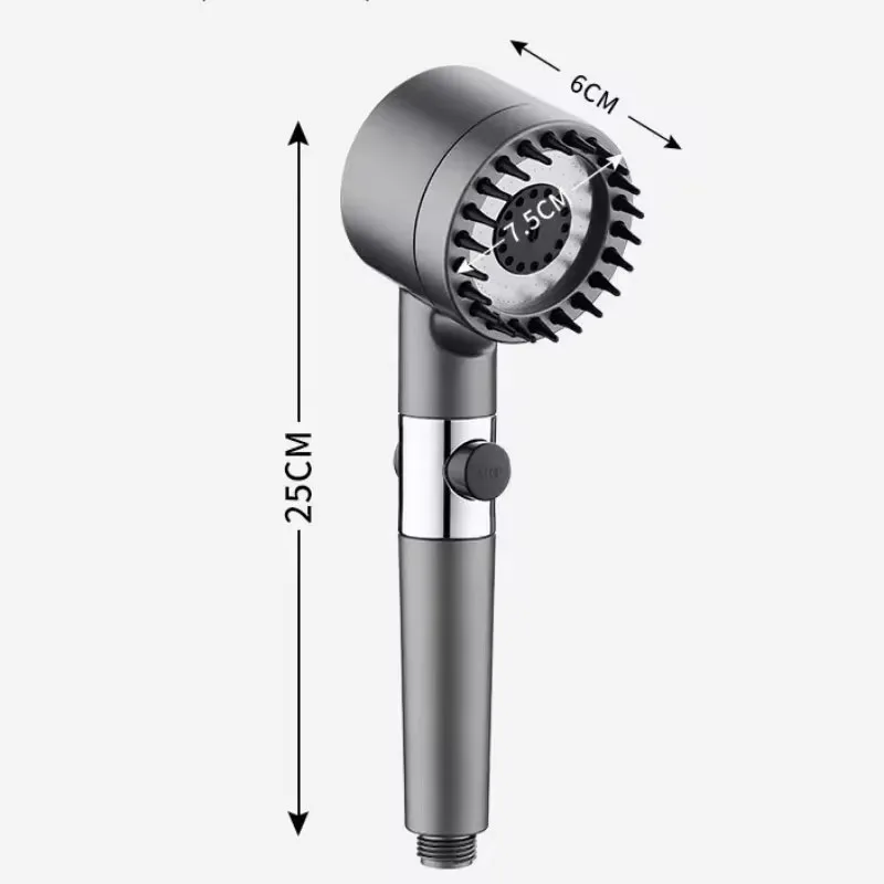 3-Level Adjustable Showerhead 6