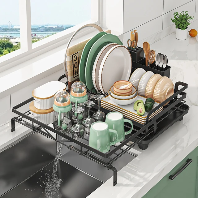 Over The Sink Dish Drying Rack HAYOLPORS Dish Drying Rack