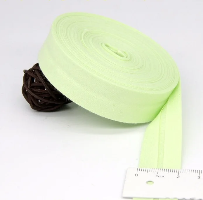 Ultra Soft 100% Cotton Silk Bias Tape - 20mm Width, Skin-Friendly Fabric Ribbon