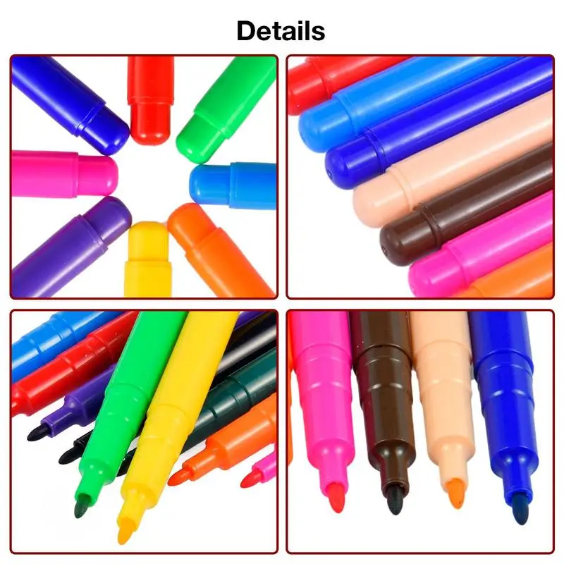 Edible Food Pens Food Markers For Sandwiches 12-Color Edible Food