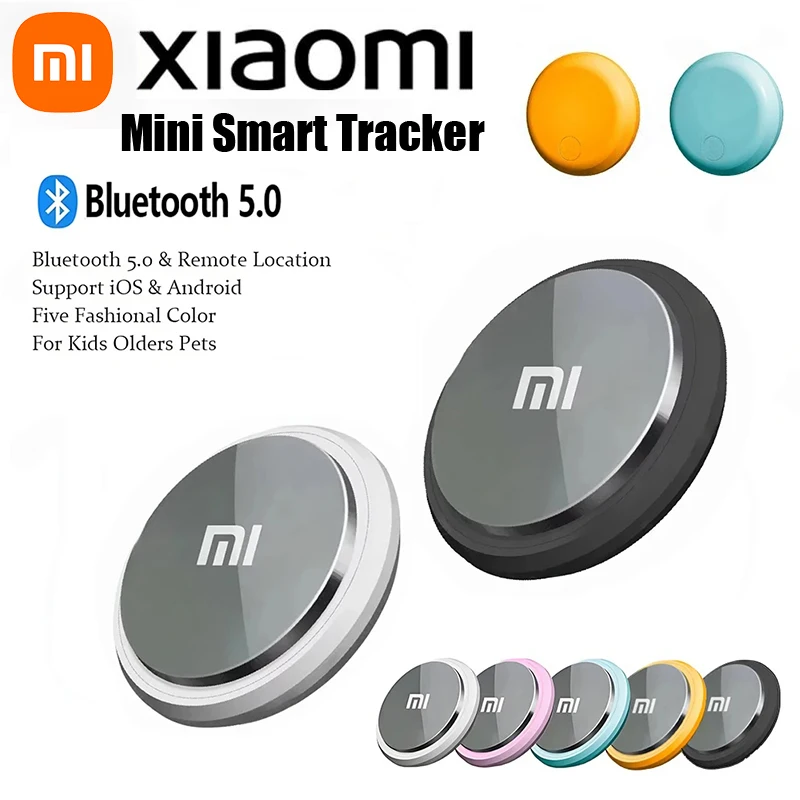 Xiaomi Mini GPS Smart Tracker Bluetooth 5.0 Portable Anti-Lost Reminder Device For Pets Bag Kids Air Tag Finder Tracking Locator gps locator