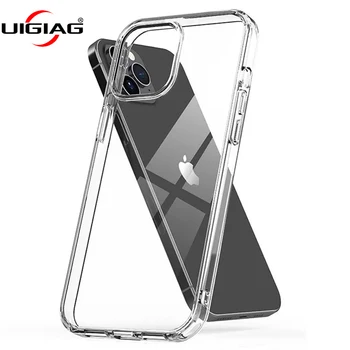 Ultra Thin Clear Silicone Case For iPhone 15 14 13 12 11 Pro Xs Max Mini XR X 7 8 6s Plus 6 SE 2020 2022 2016 5 5S Back Cover