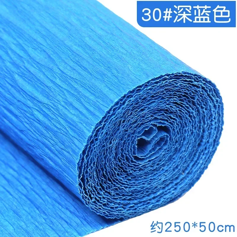 Colored Crepe Paper Roll for DIY Crafts and Gift Wrapping (50x250cm)