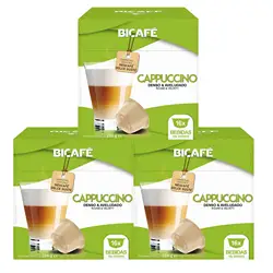 Kit 48 Cápsulas Cappuccino Bicafé P/ Máquinas Dolce Gusto*