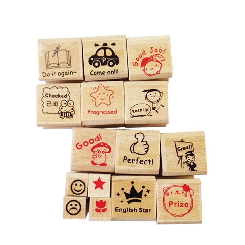 NUOBESTY Children's Learning Chapter Stamper Teacher Stamps Hand Stamps for  Kids Educational Handwriting Stamp Kids Stamp Suits for Kids Stamp Markers