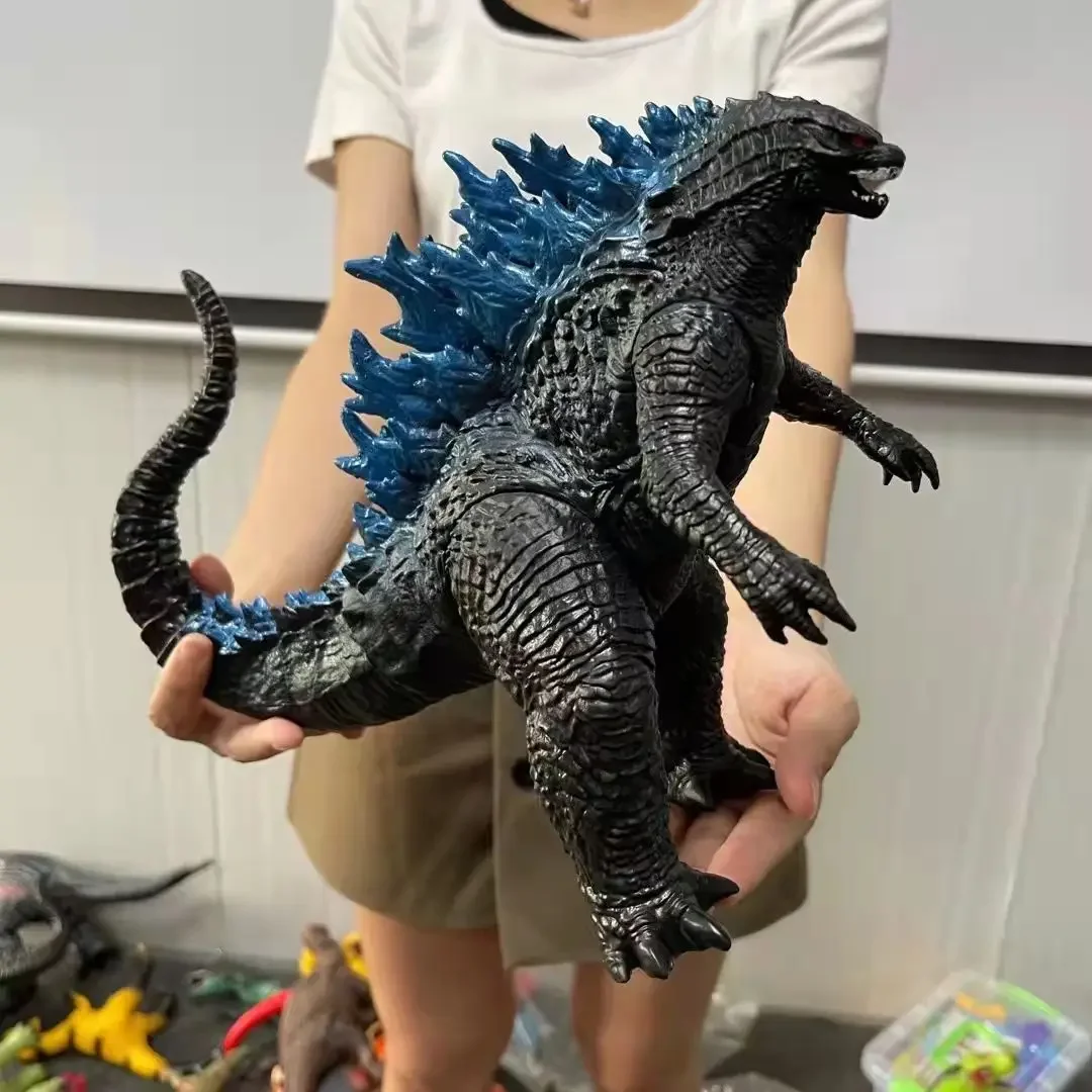 Anime New Large Godzilla Vs King Kong Action Figures Joint Mobility Godzilla Soft Glue Monster Doll Model Kid Toys Gift
