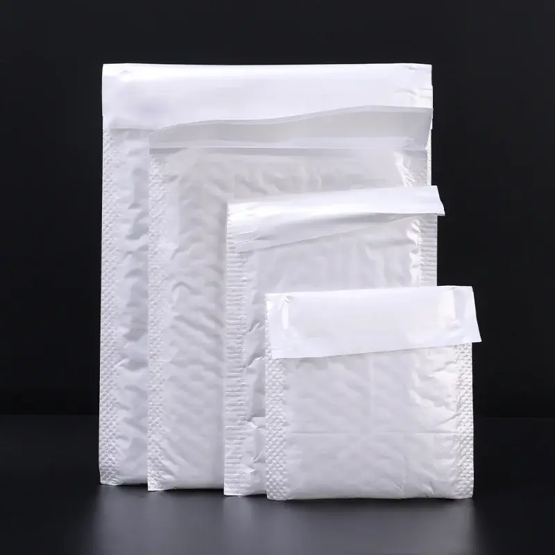 10-50Pcs Bubble Envelopes White Foam Shipping Bags Poly Bubble Mailers Pad Self Seal Packing Bags 11cm 15cm 23cm Wholesale - Image 3