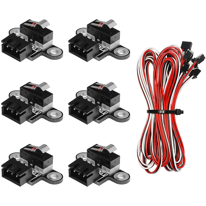 Mini Limit Switches 6PCS 1M 3 Pin Cable For 3018-Prover/3018-MX3/3018-Prover Mach3