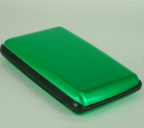 Aluminum Bank Card Holder Blocking Hard Case Wallet Solid Credit Card Anti-RFID Scanning Protect Travel