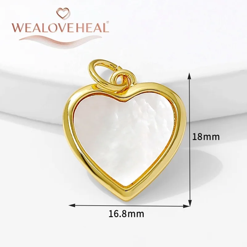Trendige Charms-Anhänger in Sonne/Mond/Herz/Hufeisenform, 18 Karat vergoldet, eingelegter Zirkonia, Schmuckherstellung, Anhänger, DIY-Halskette – Detail 20