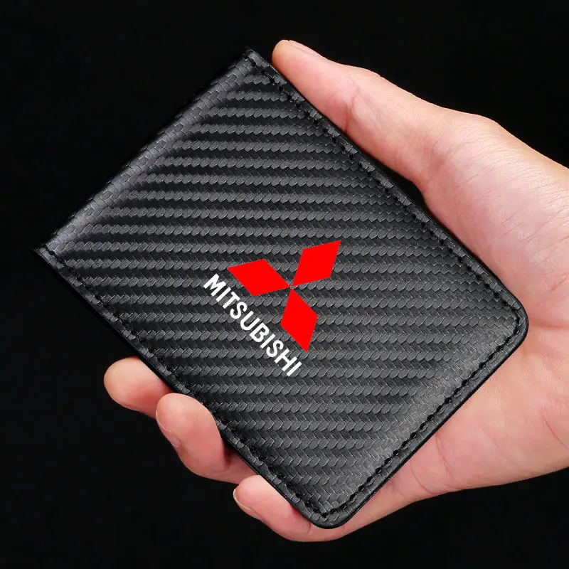 

credit card ID card holder Driving license card package for MITSUBISHI Lancer EX 10 Lancer X Outlander ASX Colt Pajero Sport