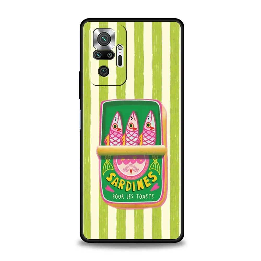 Fashionable Sardine Fish Design Soft Phone Case Cover