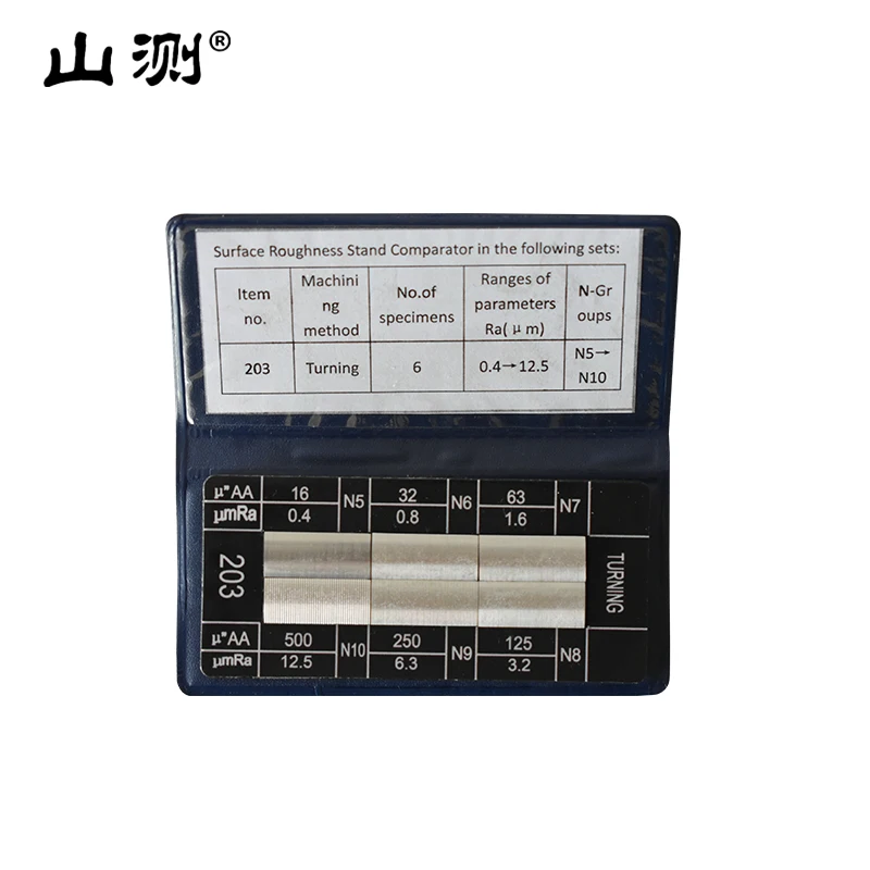 Surface roughness comparison Sample block comparison template lathe vertical milling flat milling external grinding flat grindin