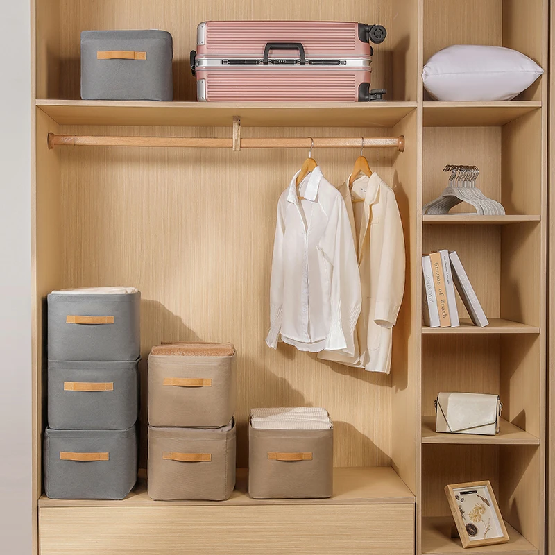 New Foldable Clothing Pants Storage Box Wardrobe Clothes Storage Organizer Large Capacity Closet Boxes Drawer Storage Organizers 6