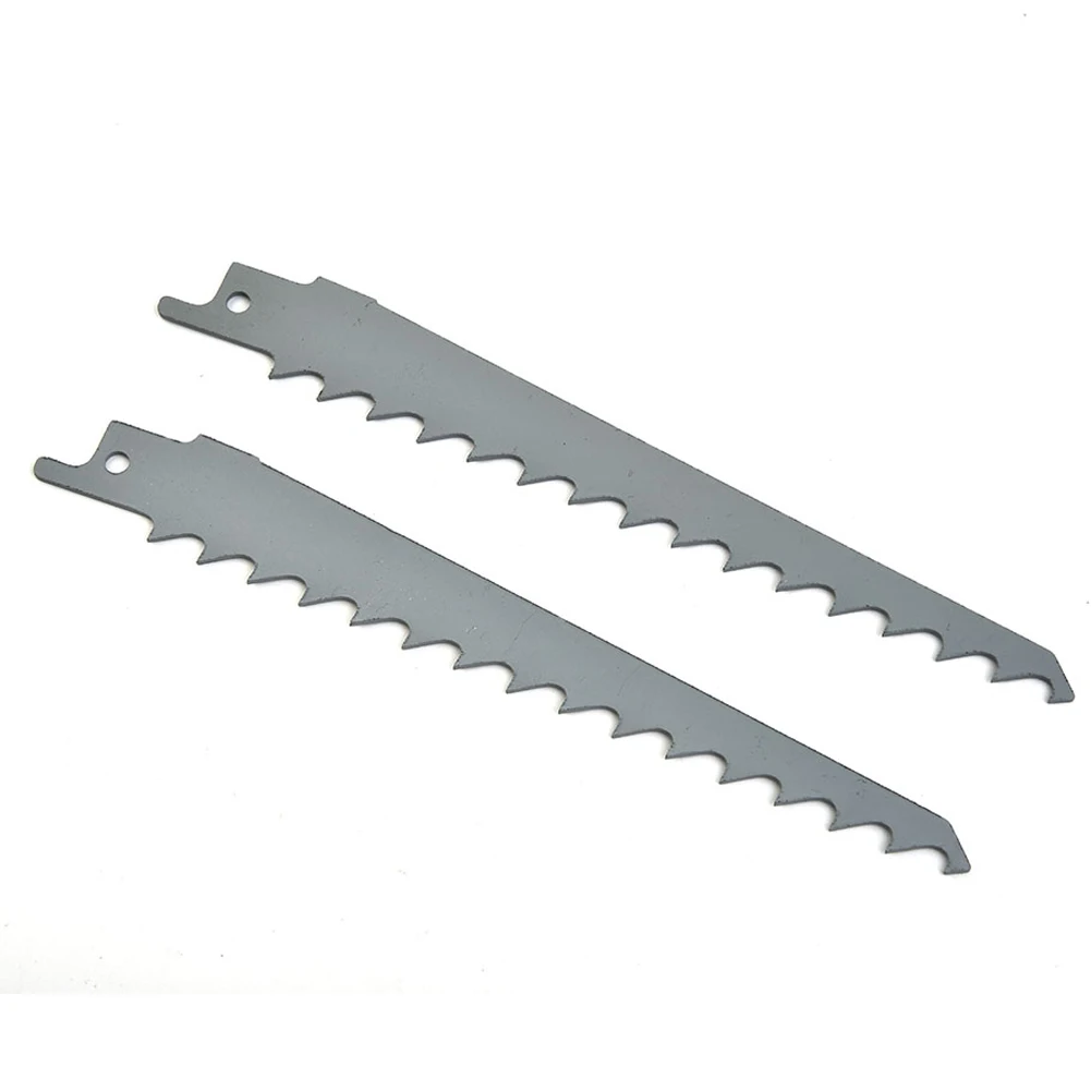 2pcs Reciprocating Saw Blades 150mm 6Inch 3 TPI HCS Saw Blades For Cutting Wood Cutting Cutter S617k For Woodworking Tool