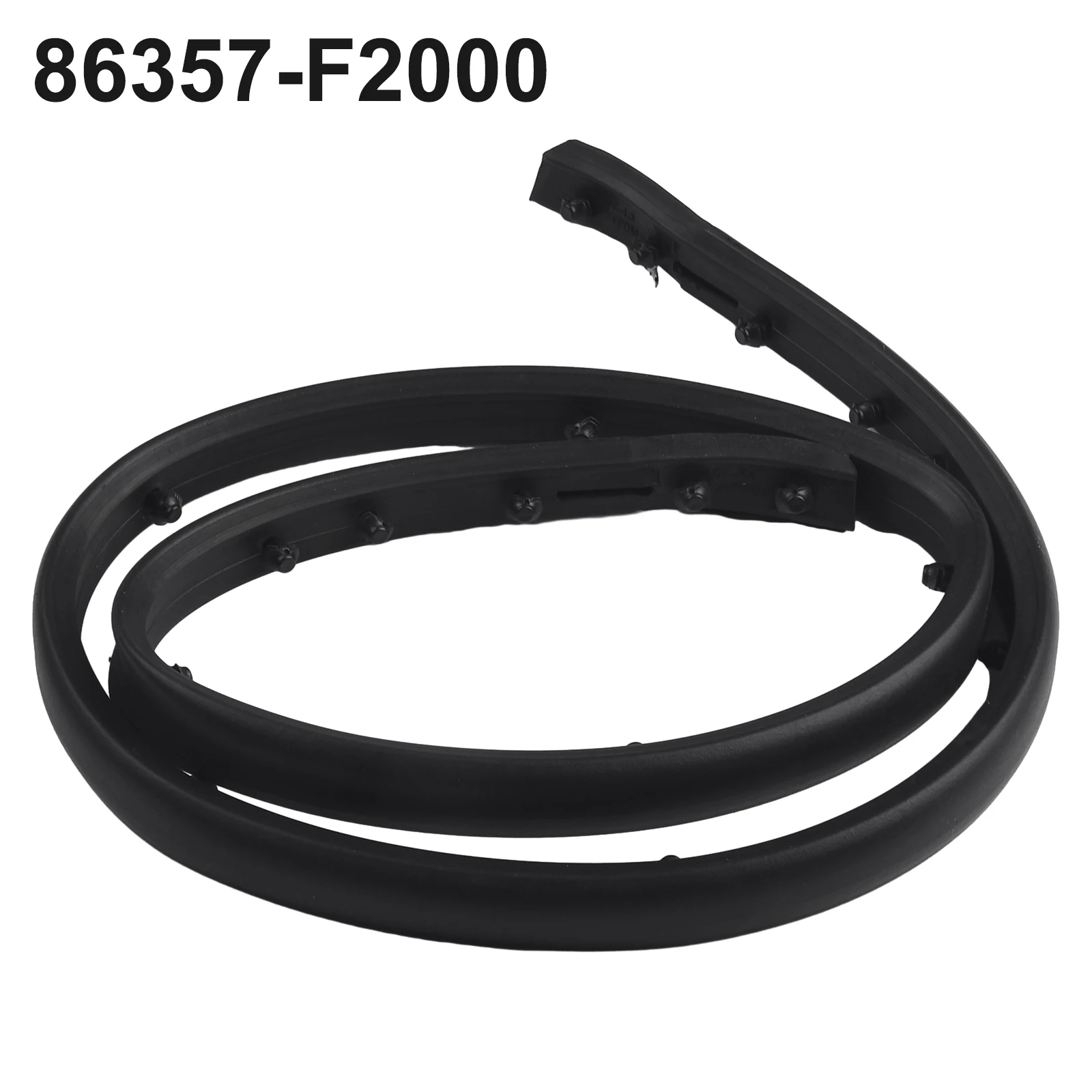 

86357F2000 Seal Strip 1Pcs 2017-2018 Direct Replacement For Hyundai Elantra Sedan Rubber Trim Durable Car Accessories