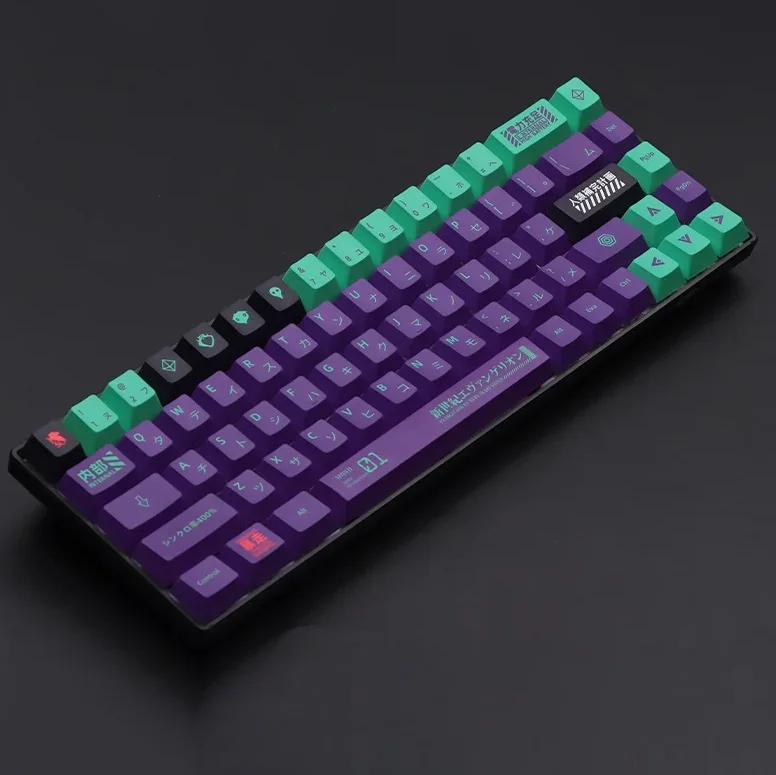 Personalizado Anime Keycaps para Teclado Mecânico Cherry Perfil Keycap Brasileiro Coreano Japonês Espanhol Francês Russo Iso Digite 7u - Imagem 4