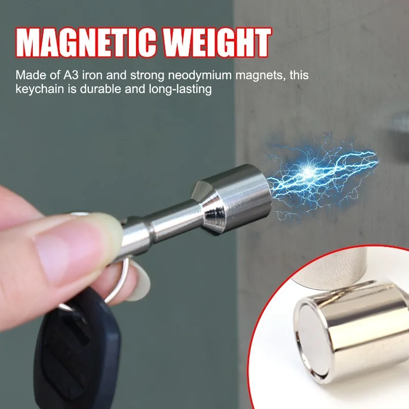 1/10Pcs Neodymium Pocket Keychain Magnets with Iron Ring  for Hanging Key Jewelry Holder Travel Office Magnet Ring Portable Tool 5
