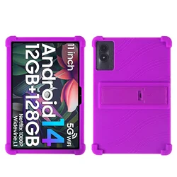 Shockproof Silicone Stand Cover for Tablet - Blackview Tab90 WiFi (PURPLE)