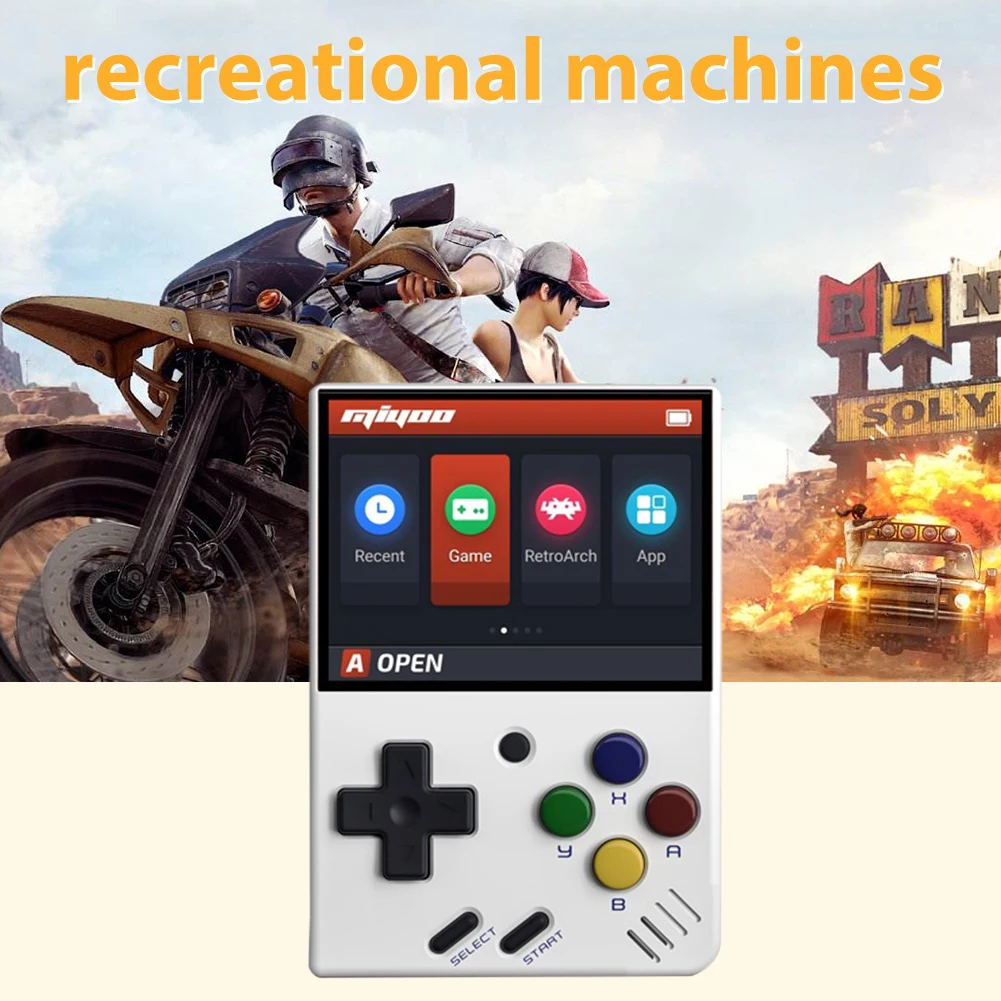 Miyoo Mini IPS Retro Video Gaming Console Handheld Game Players for FC GBA Vibration Motor 32G/64G/128G Memory RAM128MB Game