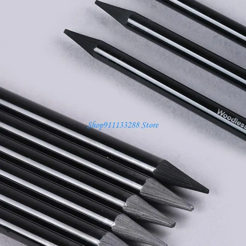 G88D Woodless 6도 연필 학생용 3도 목탄 연필