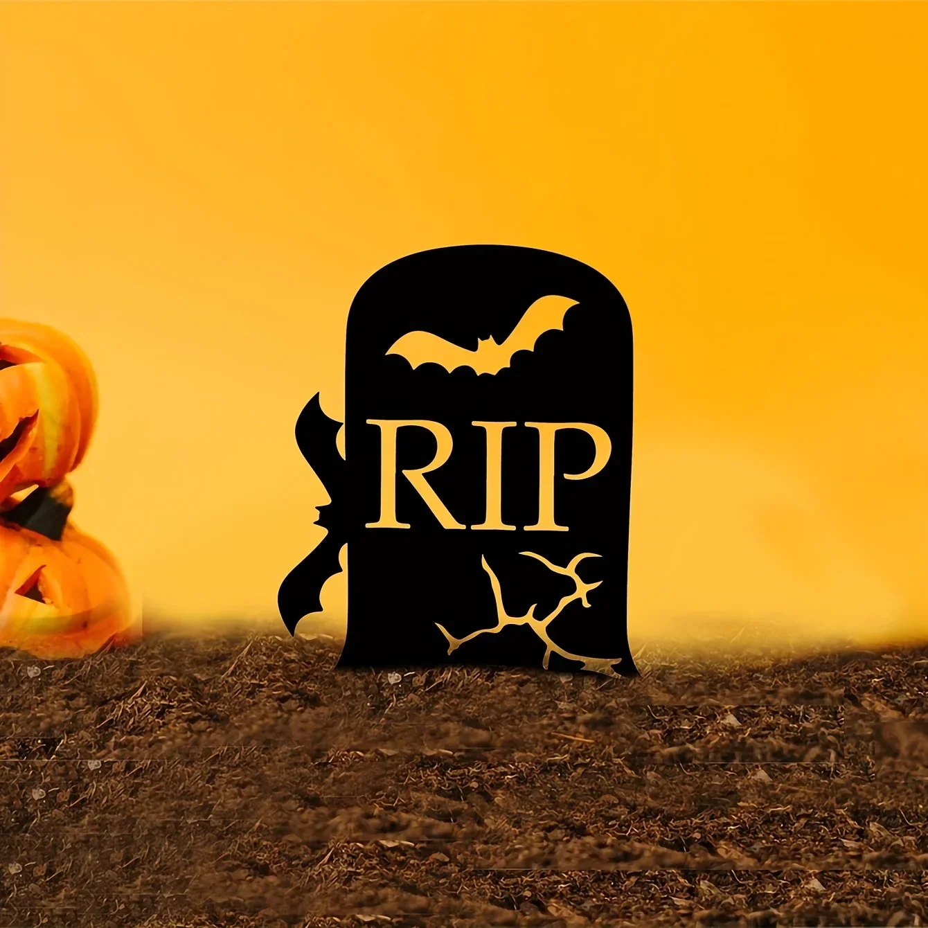 

Hello Young Halloween Garden Stake Metal Silhouette Yard Decoration Sign With Stake For Garden Decor Halloween Decor Outdoor De