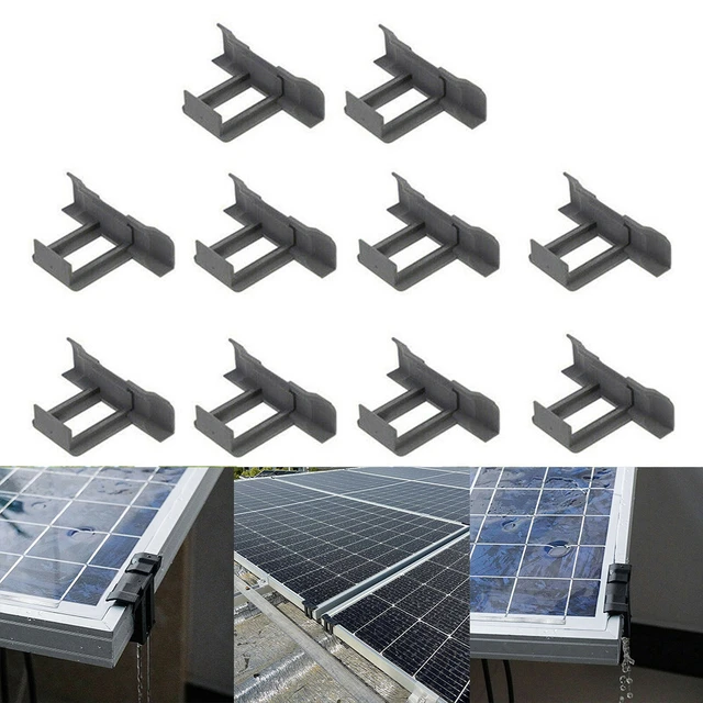 Clips De Nettoyage Pour Panneaux Solaires, 10 Pièces, 30/35/40mm, Clip De  Dérivation De L'eau, Pour Enlever Automatiquement La Boue Et La Poussière -  Panneau Solaire - AliExpress