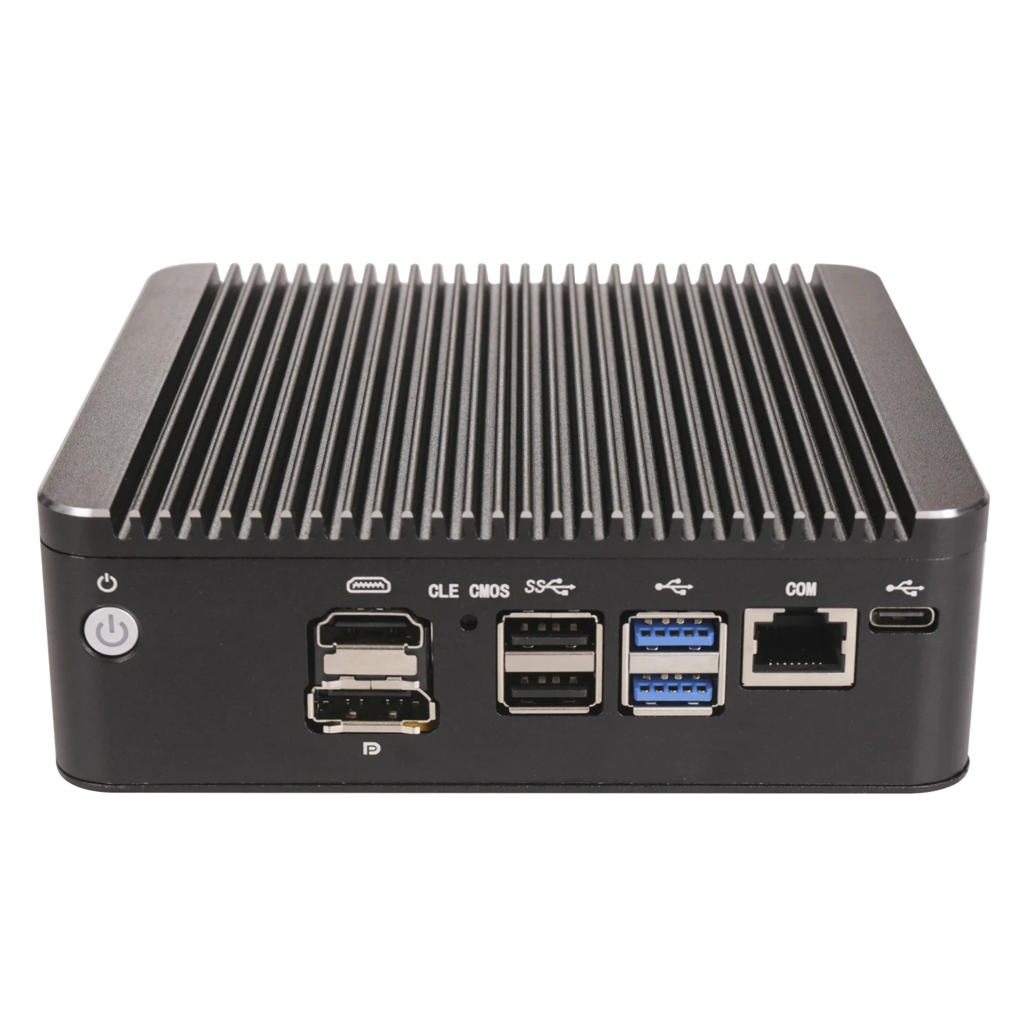 Intel N100 6 Lans i226-V 2.5G Firewall Soft Router Solid DDR4 NVMe 1*COM Type-C pfSense OPNsense ESXi Fanless Mini PC Computer 6
