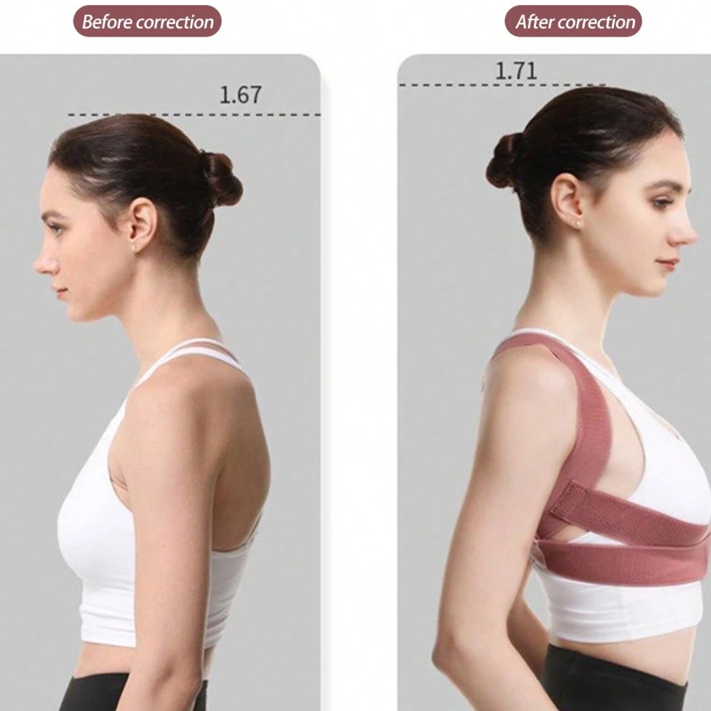 Back and Back Excellent Hunchback Correction Device Posture Correction Belt Adult Female Invisible Belt Correction 4