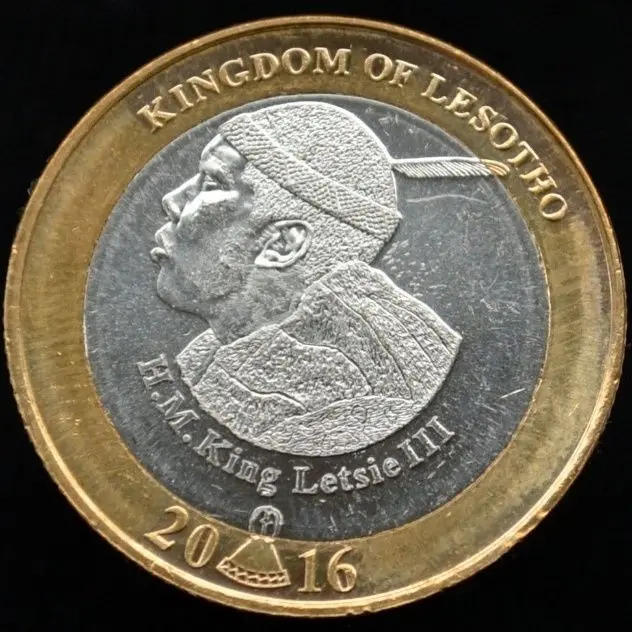 

Совершенно новая двухцветная монета Kingdom of OSHA 5 MALESI Di Coin 2016, диаметр 25 мм