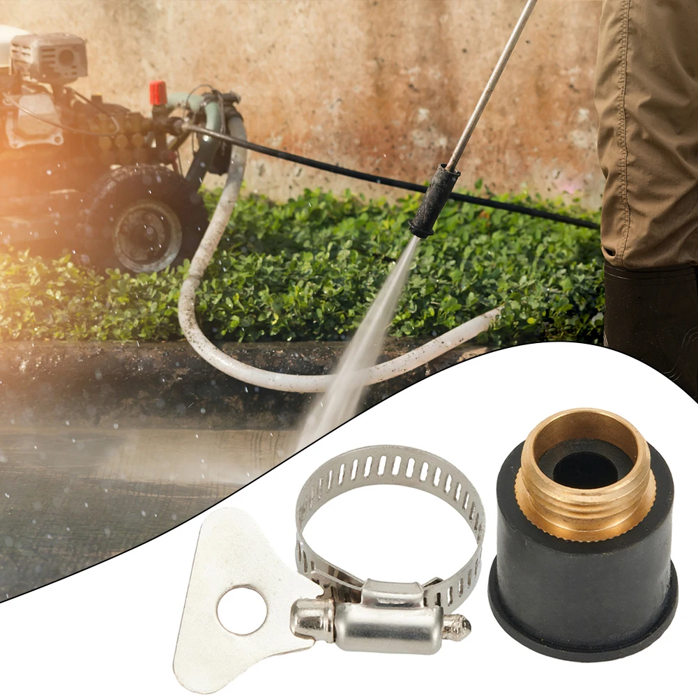 

Tap Connectors Universal Faucet Adapter For Non-Threaded 1/2inch To 3/4inch Applicable Scenes Garden Garage Kitchen Toilet Etc
