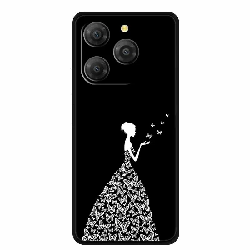 Black Lion & Wolf Silicone Soft Phone Case - Sleek Back Cover