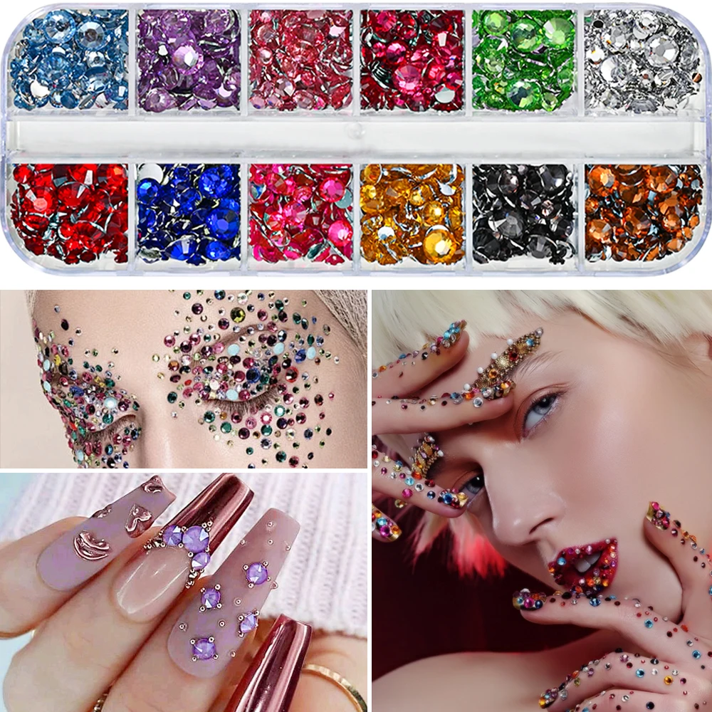7g No Irritation Nail Art Rhinestone Glue for Face/Body/Eyelash Quick Dry Long-lasting Waterproof Beauty Adhesive Makeup Tools * 5